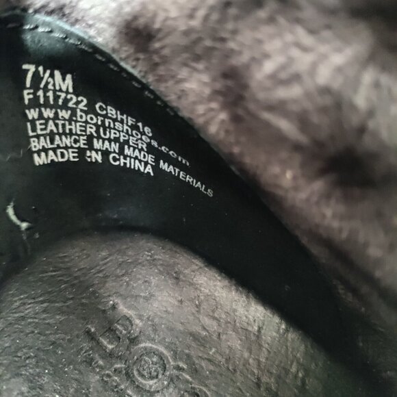 Born Womens Mauvide Side Zip  Casual Tassel Ankle Boots Booties Size 7.5‎ M - Picture 7 of 9